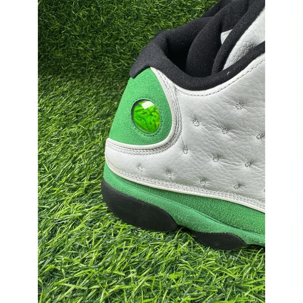 Pre-Owned Jordan Retro 13 Lucky Green Mens Size 13 With Box